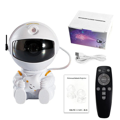 Galaxy Star Projector LED Night Light Starry Sky Astronaut Porjectors Lamp for Decoration Bedroom Home Decorative Children Gifts