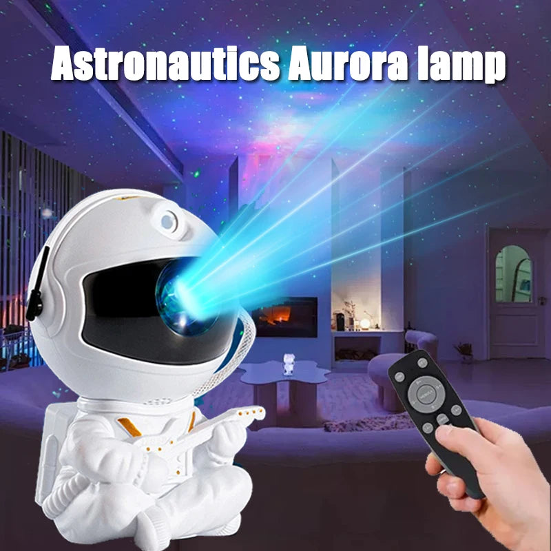 Galaxy Star Projector LED Night Light Starry Sky Astronaut Porjectors Lamp for Decoration Bedroom Home Decorative Children Gifts